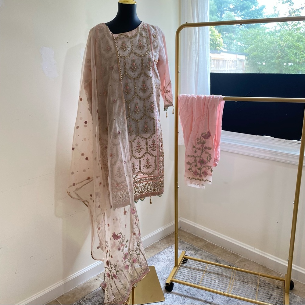 Pink Bin Saeed Shalwar Kameez